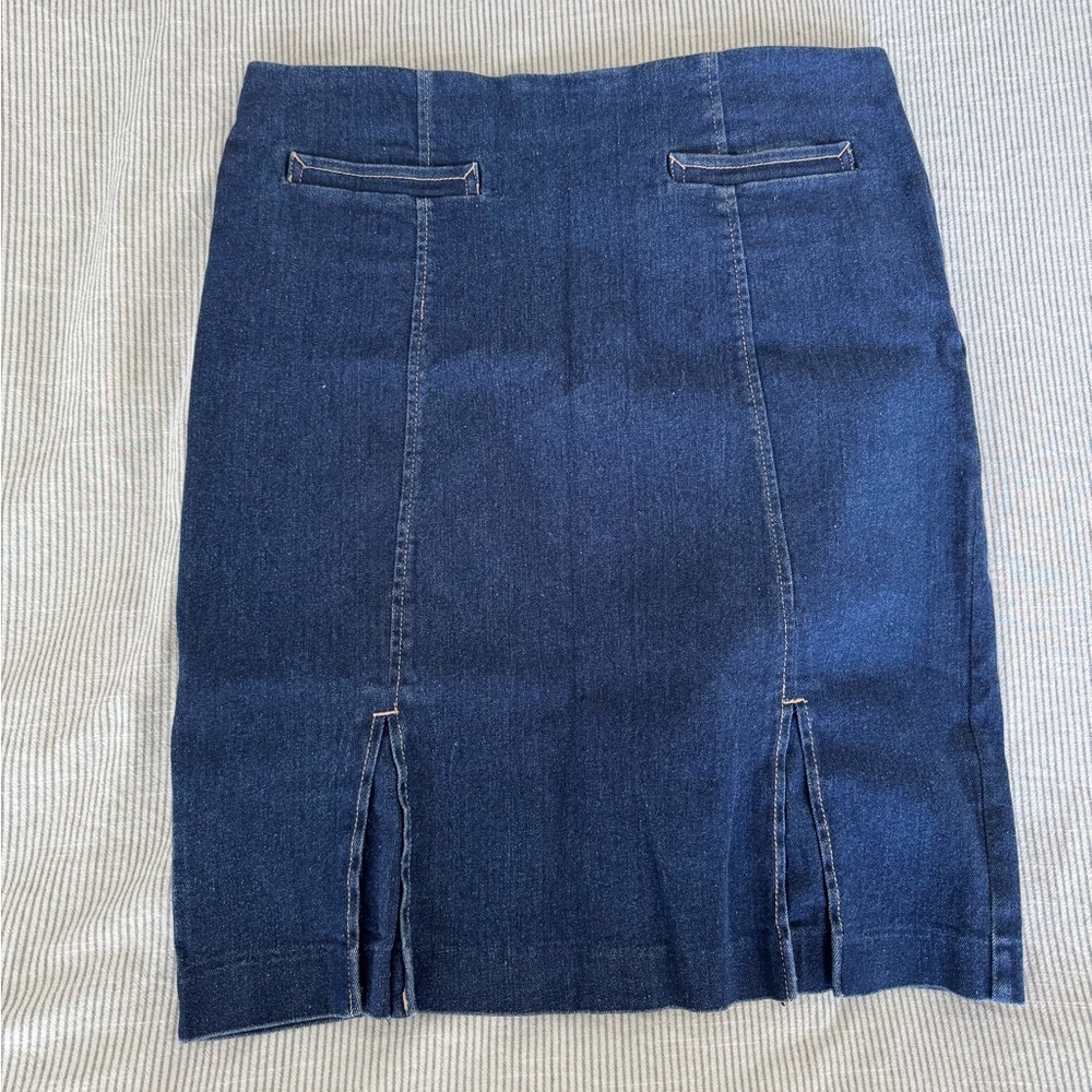 Jockey knee length denim dress